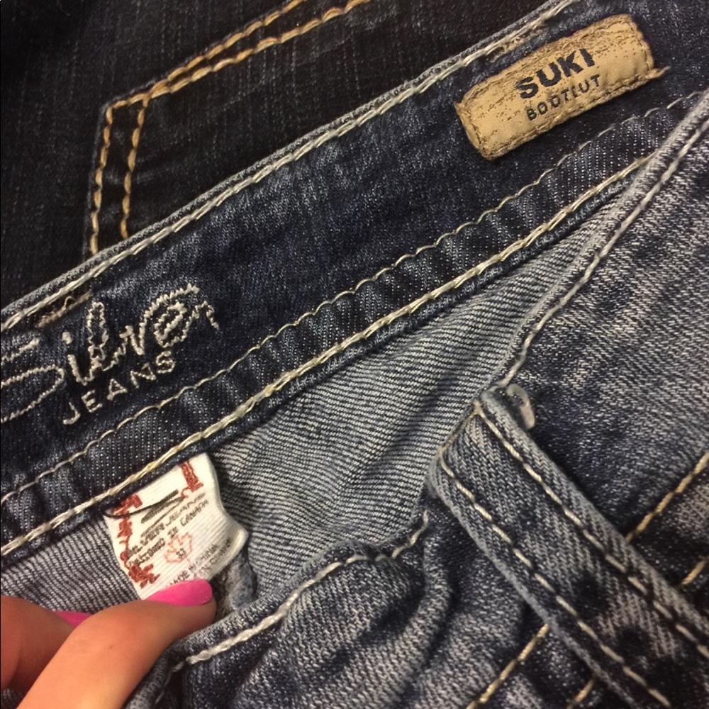 Silver jeans